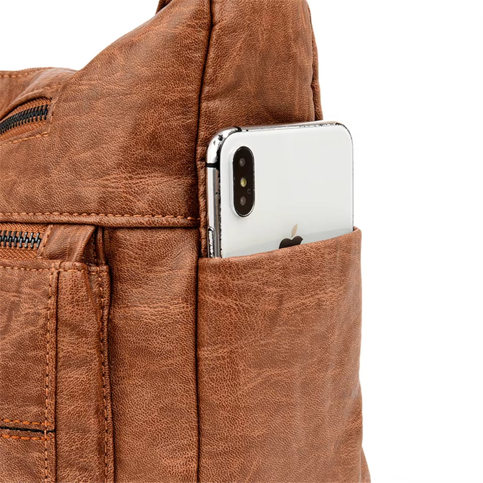 Ezra | Timeless Vintage-Style Crossbody Messenger Bag