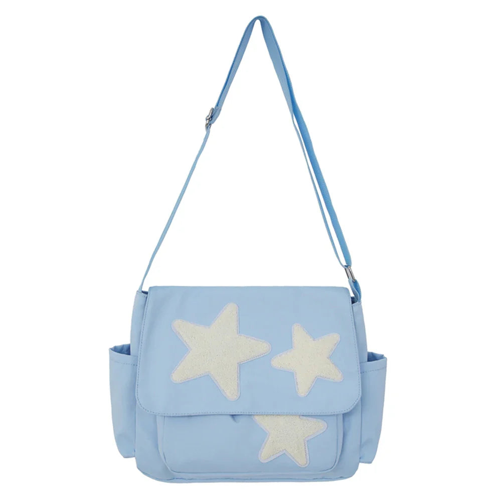 Madeleine | Y2K Star Grunge Crossbody Messenger Bag