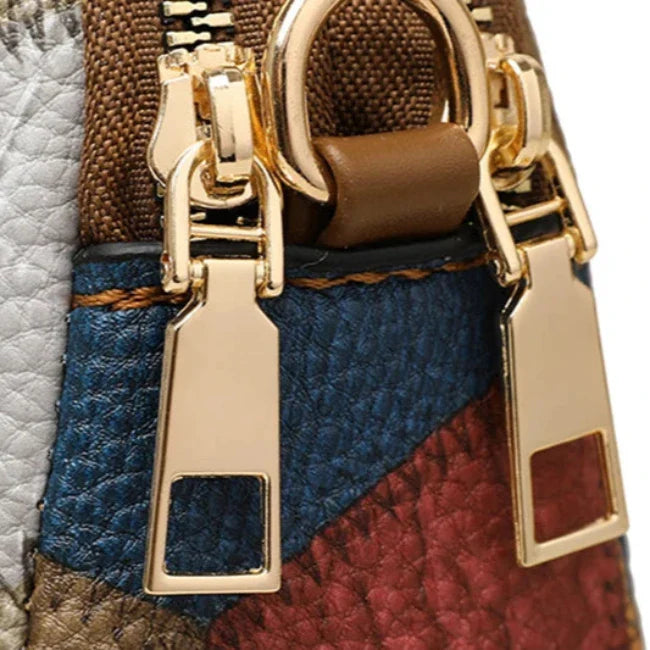 Bria | Women's Patchwork Design Mini Crossbody Sling Bag