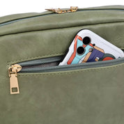 Hattie | Triple Zip Women's Crossbody Travel Bag