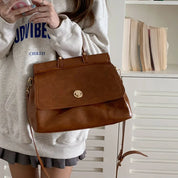 Miracle | Women's Chic Vintage Faux Leather Crossbody Messenger Handbag