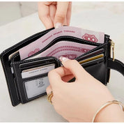 Jolie | Compact RFID-Blocking Trifold Travel Wallet