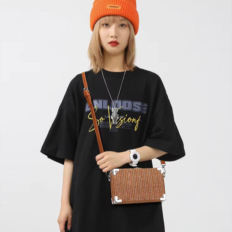 Amelie | Women's Chic Woven Crossbody Sling Bag