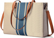 Patrick | Canvas Crossbody Laptop Tote