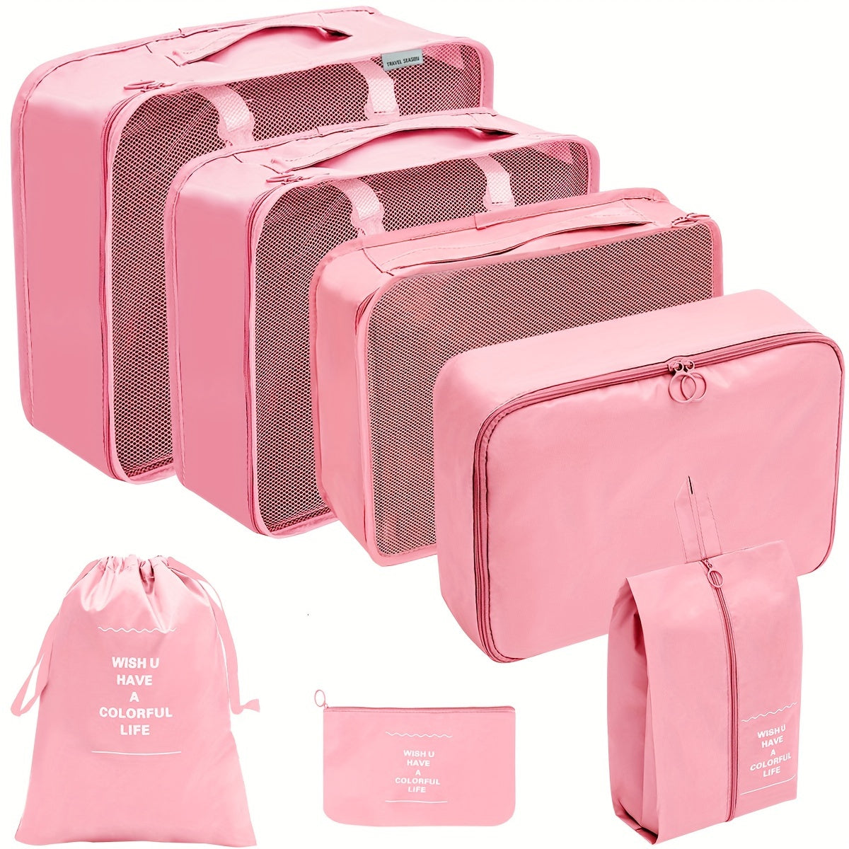 Yasmin | 7-Piece Travel Packing Cubes Set