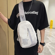 Cameron | Geometric Nylon Crossbody Bag