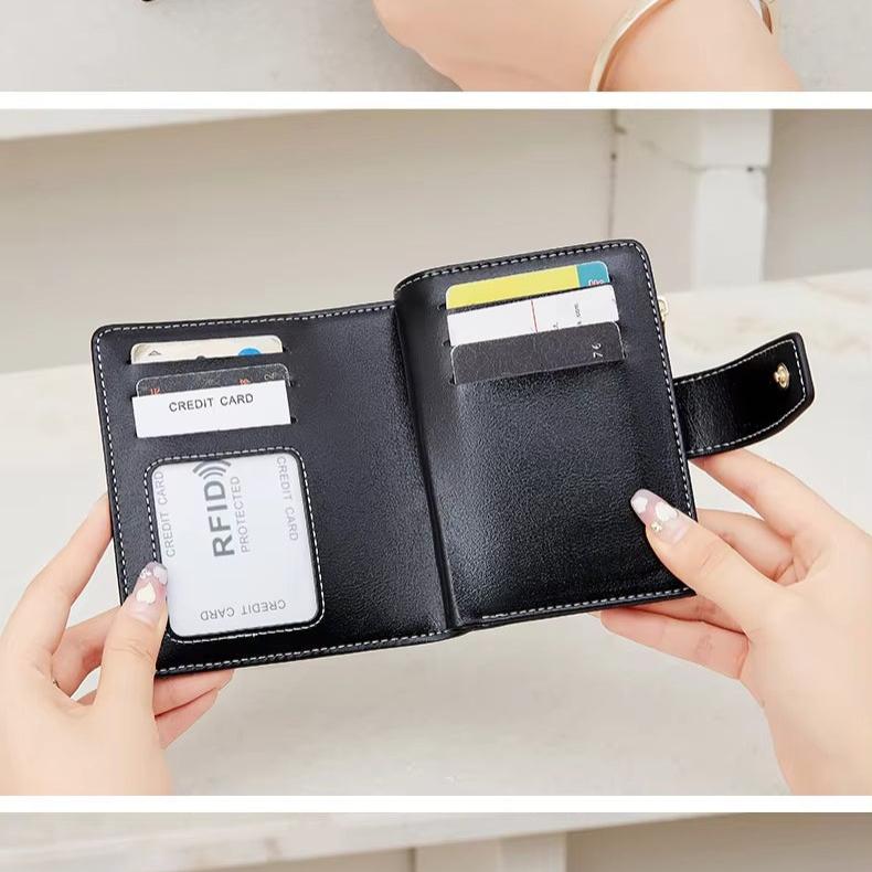 Jolie | Compact RFID-Blocking Trifold Travel Wallet