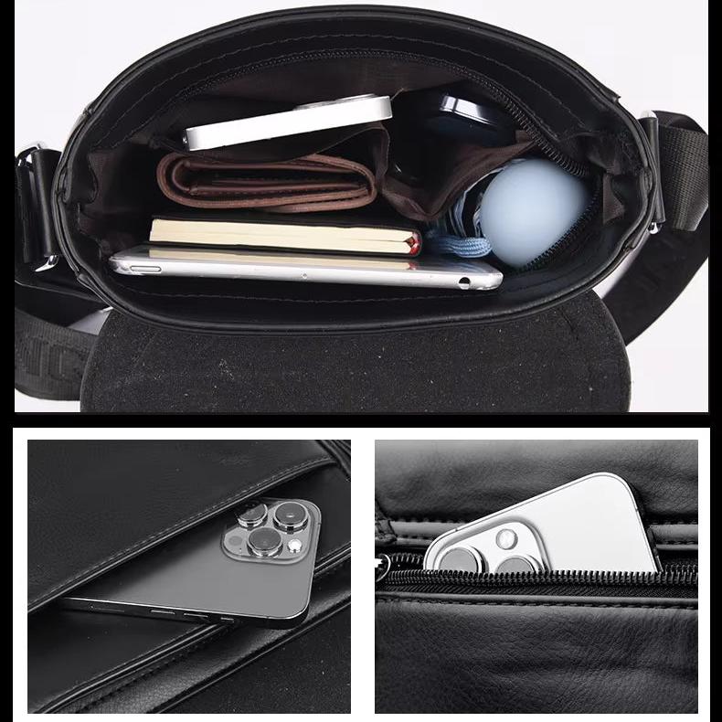 Gustavo | Sleek & Stylish Men’s Fashion Messenger Bag