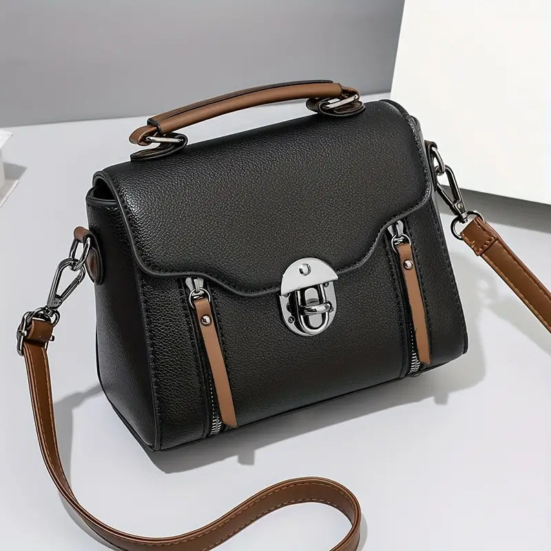 Mallory | Women's Retro Buckle Leather Crossbody Handbag