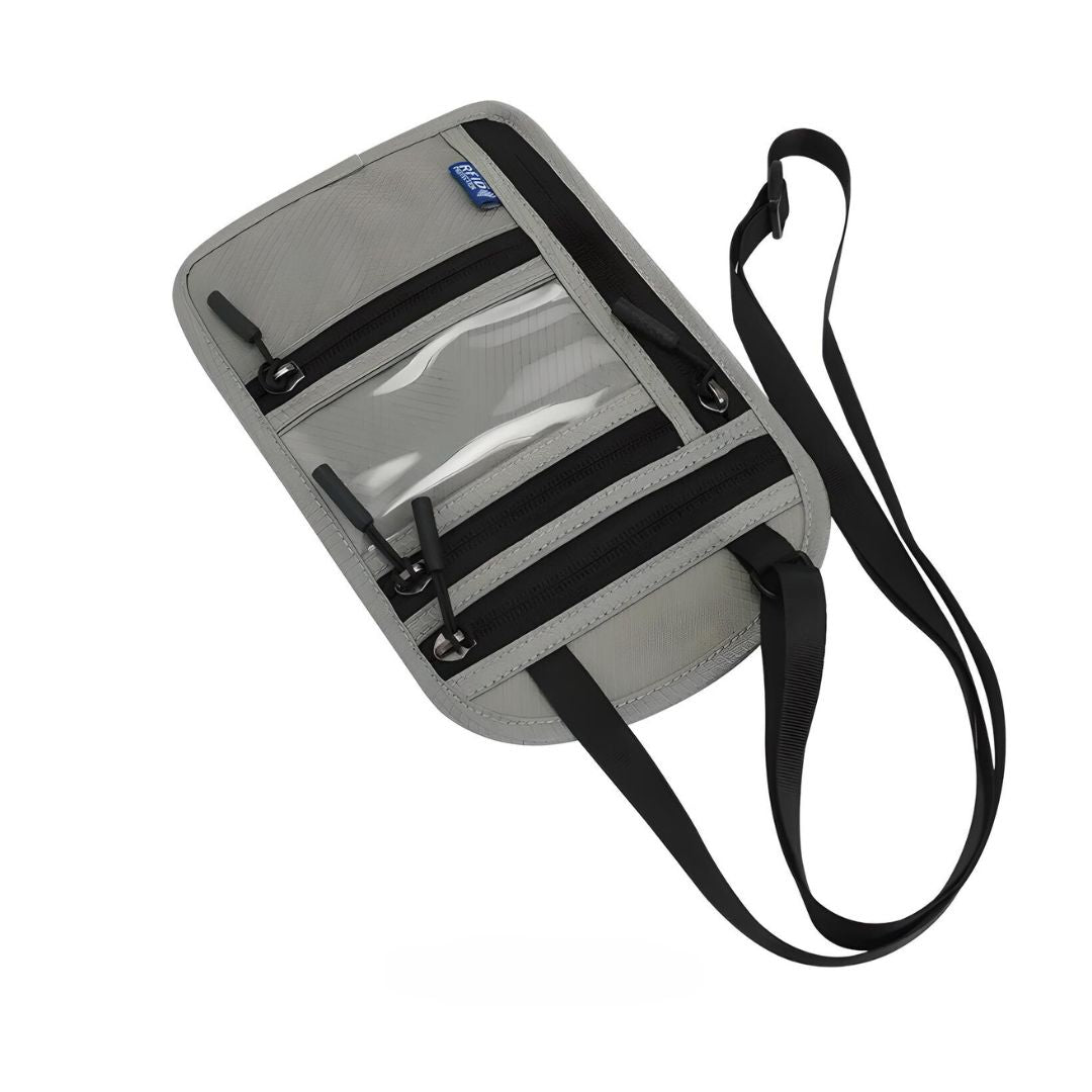 Yamileth | Compact & Travel-Friendly RFID Protected Neck Wallet