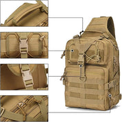 Sincere | Men's Tactical Large Travel Crossbody Sling Bag