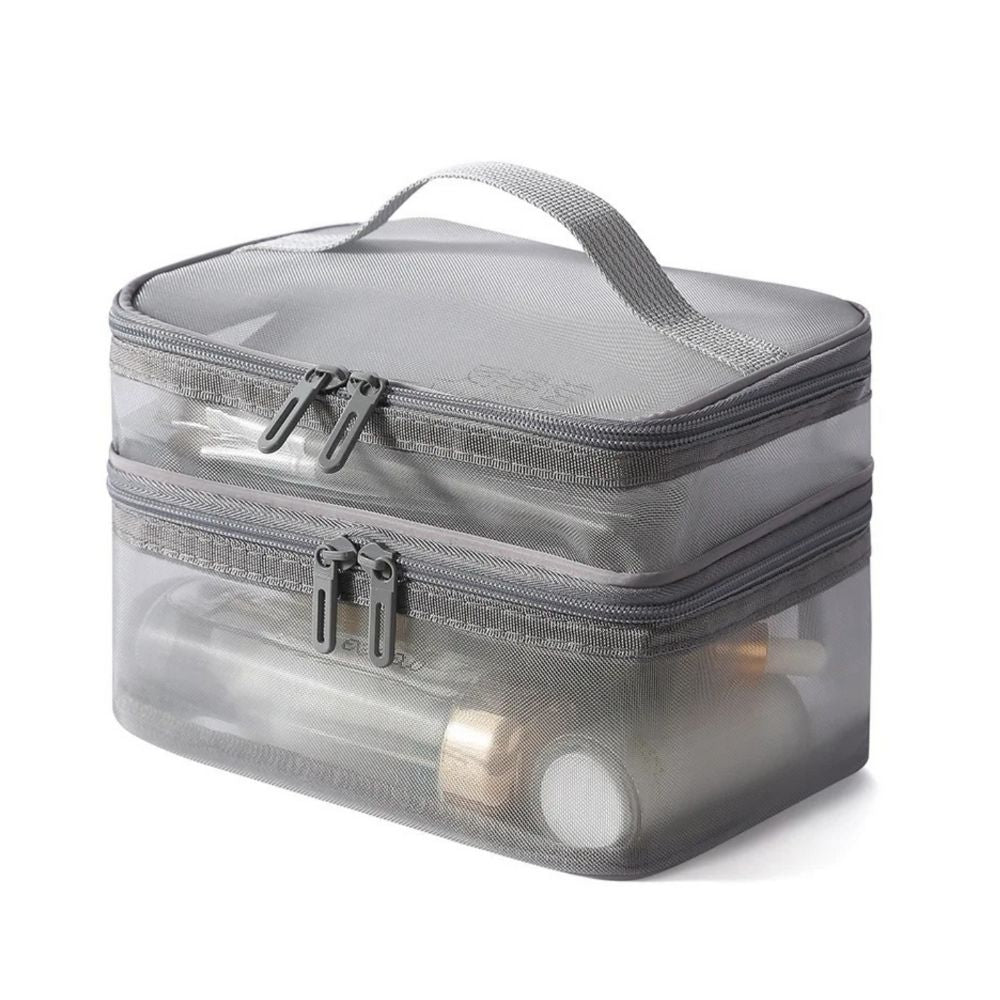 Miller | Versatile & Travel-Friendly Double-Layer Hanging Toiletry Organizer