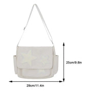 Madeleine | Y2K Star Grunge Crossbody Messenger Bag