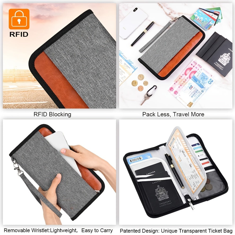 Arely | SecureTravel RFID Family Passport Organizer