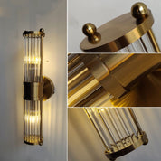 Aria | Gold Cylinder Wall Light – A Modern Statement
