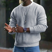Leo | Long-Sleeve Sweater – A Clean Crew Neck for Everyday Style