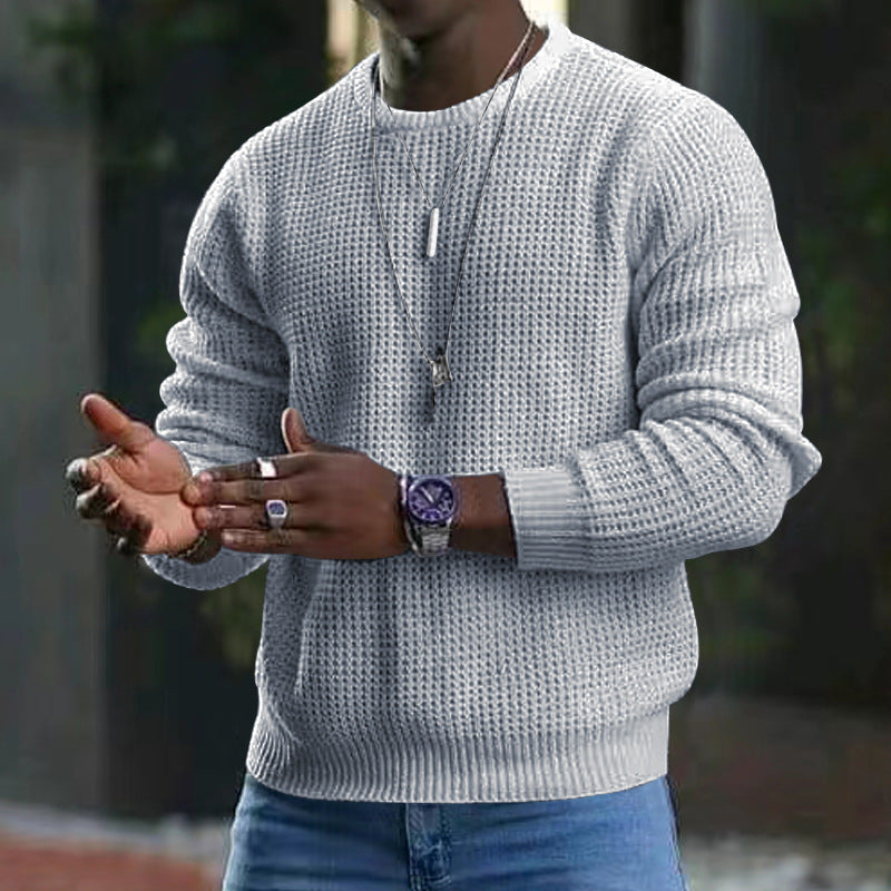 Leo | Long-Sleeve Sweater – A Clean Crew Neck for Everyday Style