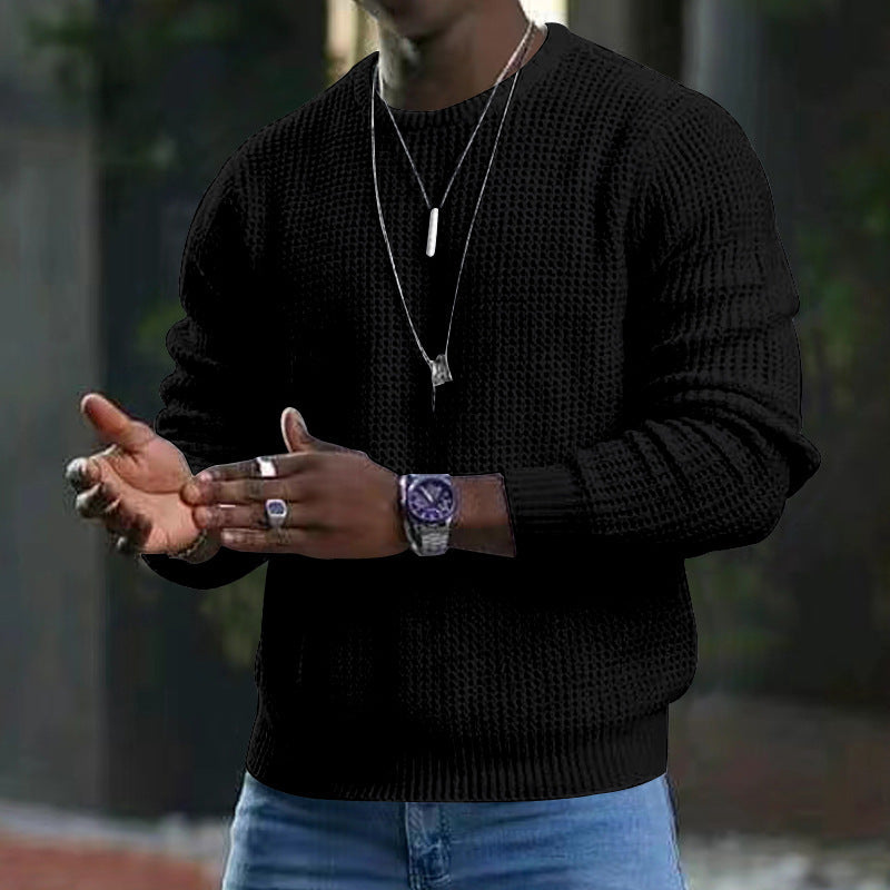 Leo | Long-Sleeve Sweater – A Clean Crew Neck for Everyday Style