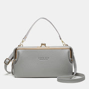 Spacious and Versatile Kiss-lock Crossbody Phone Bag