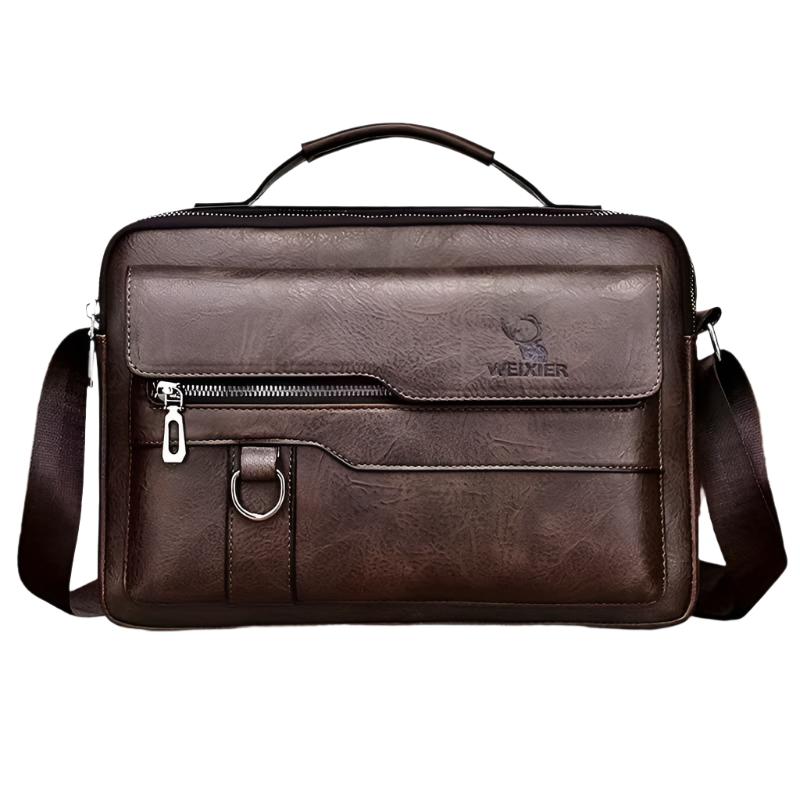 Emmanuel | Stylish Leather Small Crossbody Messenger Bag