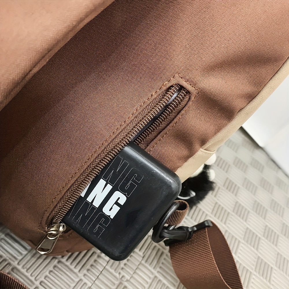 Cameron | Geometric Nylon Crossbody Bag