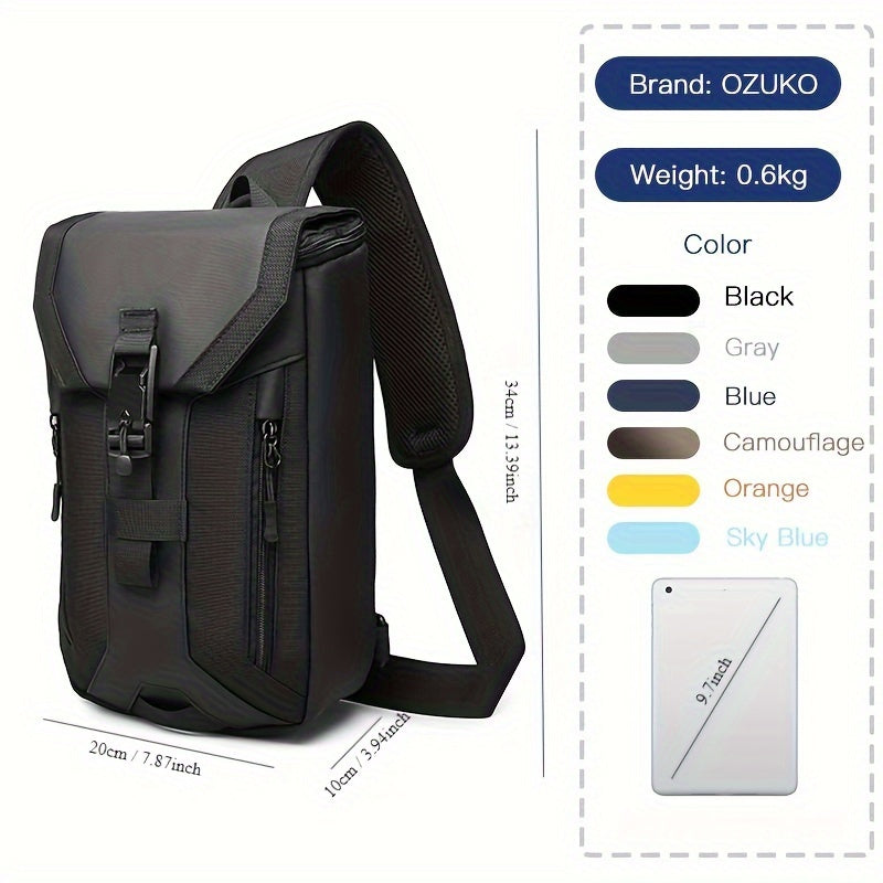 Wyatt | Waterproof Multi-Pocket Crossbody Bag