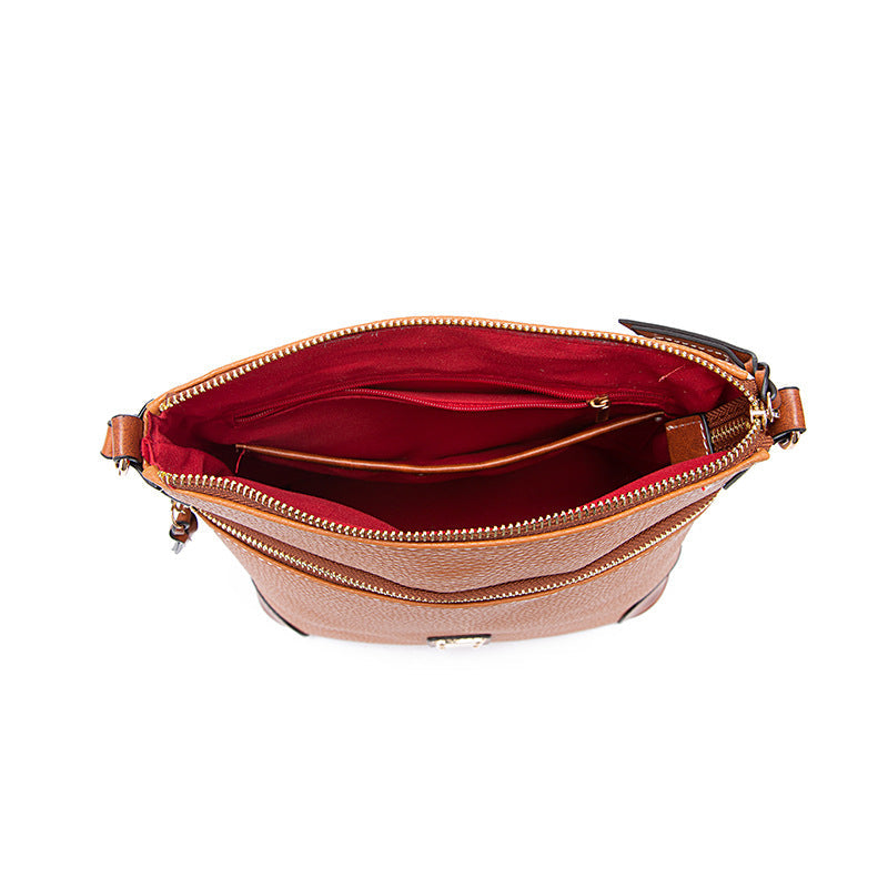 Nola | Women's Retro Leather Crossbody Messenger Sling Bag