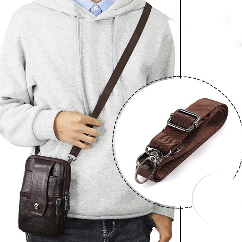 Samson | Vintage Leather Men's Crossbody Waist Bum Bag