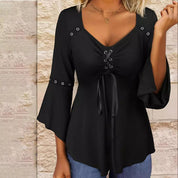Mayla | Elegant V-Neck Blouse