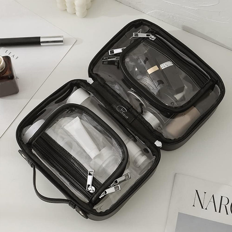Baylee | Clear Crossbody Travel Cosmetic Bag Organiser