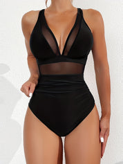 Sienna | Sheer Mesh One-Piece – Elevate Your Swim Style
