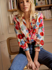 Karina | Comfortable Floral Blouse