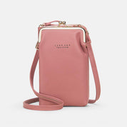 Versatile Large Capacity Kiss-Lock Handbag for Your Phone