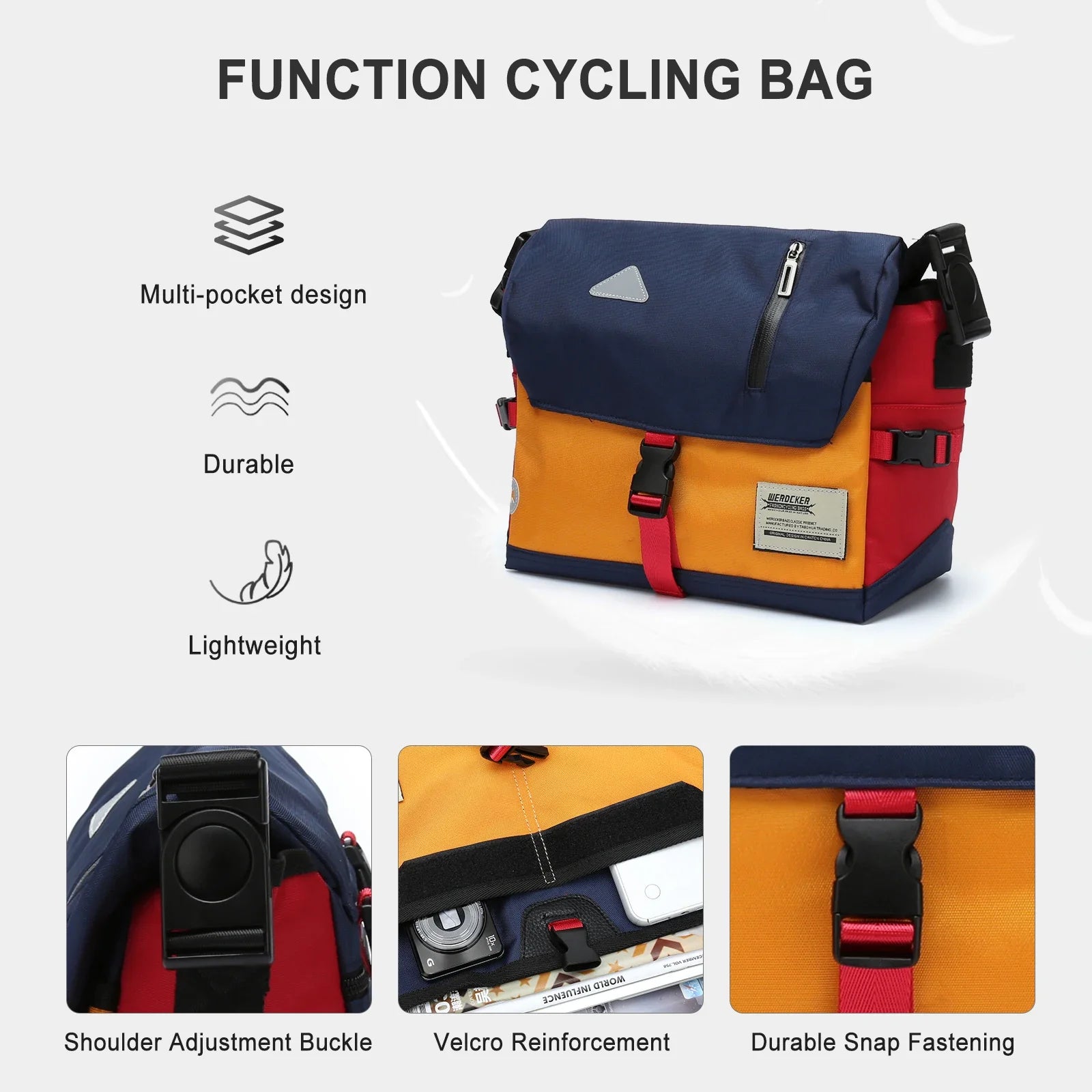 Ambrose | Classic Water-Resistant Crossbody Messenger Travel Bag
