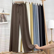 ALLIE | Chic Vertical Stripe Casual Drawstring Pants for Effortless Style - Lizabella Fashion -  -  - ALLIE | Chic Vertical Stripe Casual Drawstring Pants for Effortless Style - Lizabella Fashion - #tag1# - #tag2#