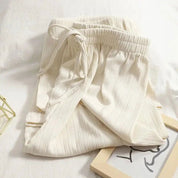 ALLIE | Chic Vertical Stripe Casual Drawstring Pants for Effortless Style - Lizabella Fashion -  -  - ALLIE | Chic Vertical Stripe Casual Drawstring Pants for Effortless Style - Lizabella Fashion - #tag1# - #tag2#
