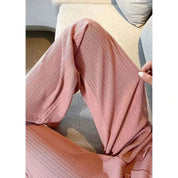 ALLIE | Chic Vertical Stripe Casual Drawstring Pants for Effortless Style - Lizabella Fashion -  -  - ALLIE | Chic Vertical Stripe Casual Drawstring Pants for Effortless Style - Lizabella Fashion - #tag1# - #tag2#