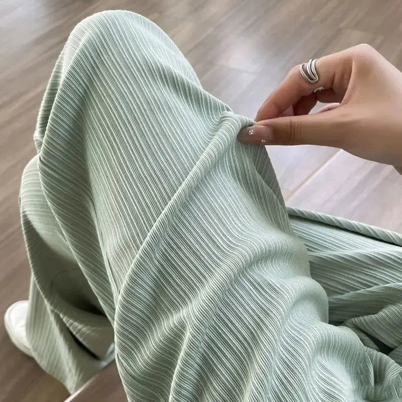 ALLIE | Chic Vertical Stripe Casual Drawstring Pants for Effortless Style - Lizabella Fashion -  -  - ALLIE | Chic Vertical Stripe Casual Drawstring Pants for Effortless Style - Lizabella Fashion - #tag1# - #tag2#