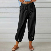 AYLA | Stylish & Breathable Linen Trousers for Ultimate Comfort - Lizabella Fashion -  -  - AYLA | Stylish & Breathable Linen Trousers for Ultimate Comfort - Lizabella Fashion - #tag1# - #tag2#