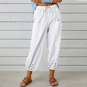 AYLA | Stylish & Breathable Linen Trousers for Ultimate Comfort - Lizabella Fashion -  -  - AYLA | Stylish & Breathable Linen Trousers for Ultimate Comfort - Lizabella Fashion - #tag1# - #tag2#