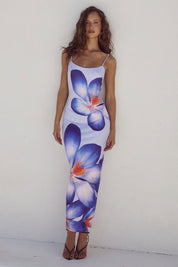 Amber Blossom Bodycon Dress with Floral Design - Lizabella Fashion -  -  - Amber Blossom Bodycon Dress with Floral Design - Lizabella Fashion - #tag1# - #tag2#