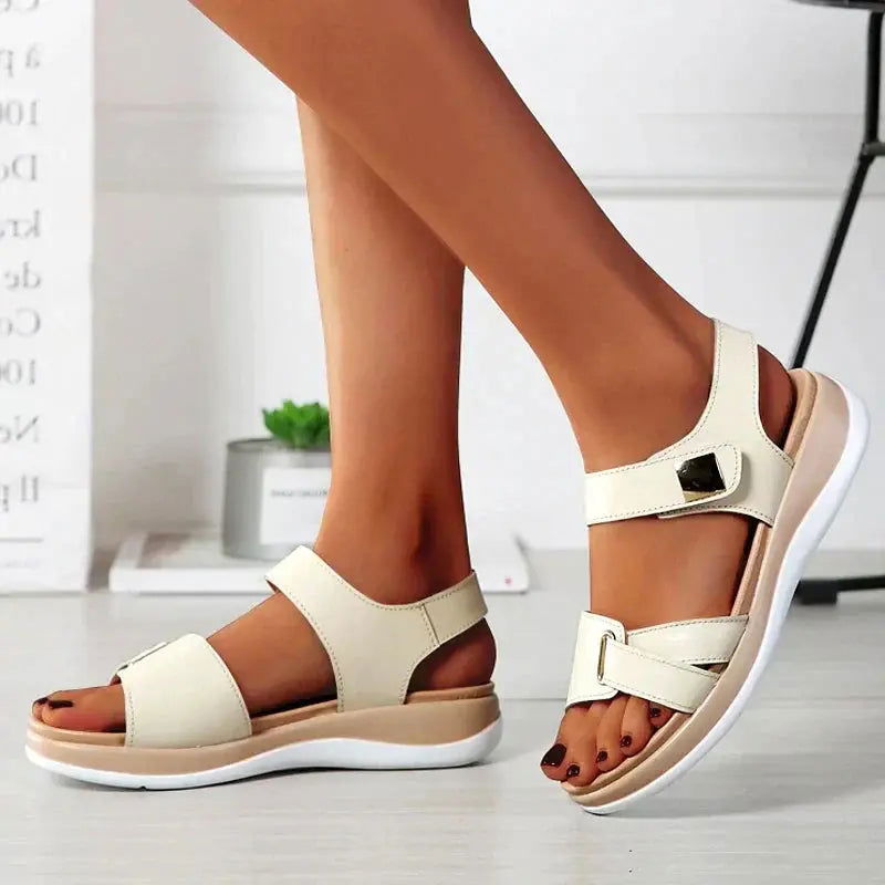 Amelia | Ultra-Comfortable Wide-Toe Sandals for Perfect Foot Freedom - Lizabella Fashion -  -  - Amelia | Ultra-Comfortable Wide-Toe Sandals for Perfect Foot Freedom - Lizabella Fashion - #tag1# - #tag2#