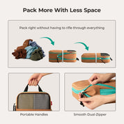 Ultimate 6-Piece Compression Travel Packing Cube Set