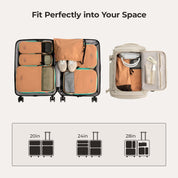 Ultimate 6-Piece Compression Travel Packing Cube Set