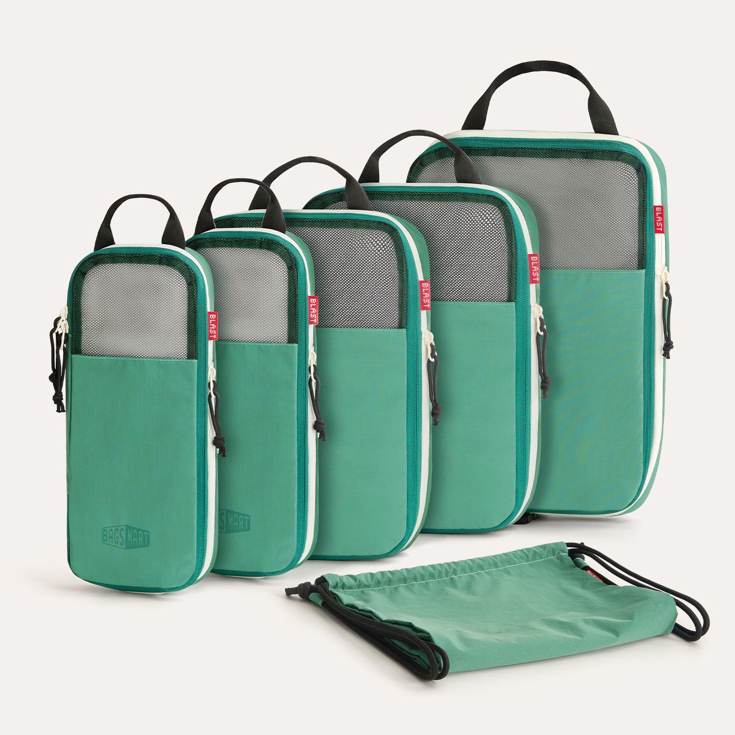 Ultimate 6-Piece Compression Travel Packing Cube Set