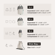 Ultimate 6-Piece Compression Travel Packing Cube Set