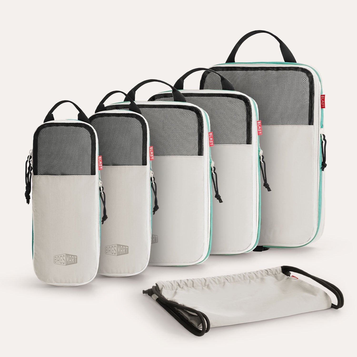 Ultimate 6-Piece Compression Travel Packing Cube Set