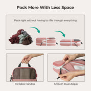 Ultimate 6-Piece Compression Travel Packing Cube Set