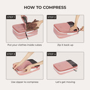 Ultimate 6-Piece Compression Travel Packing Cube Set