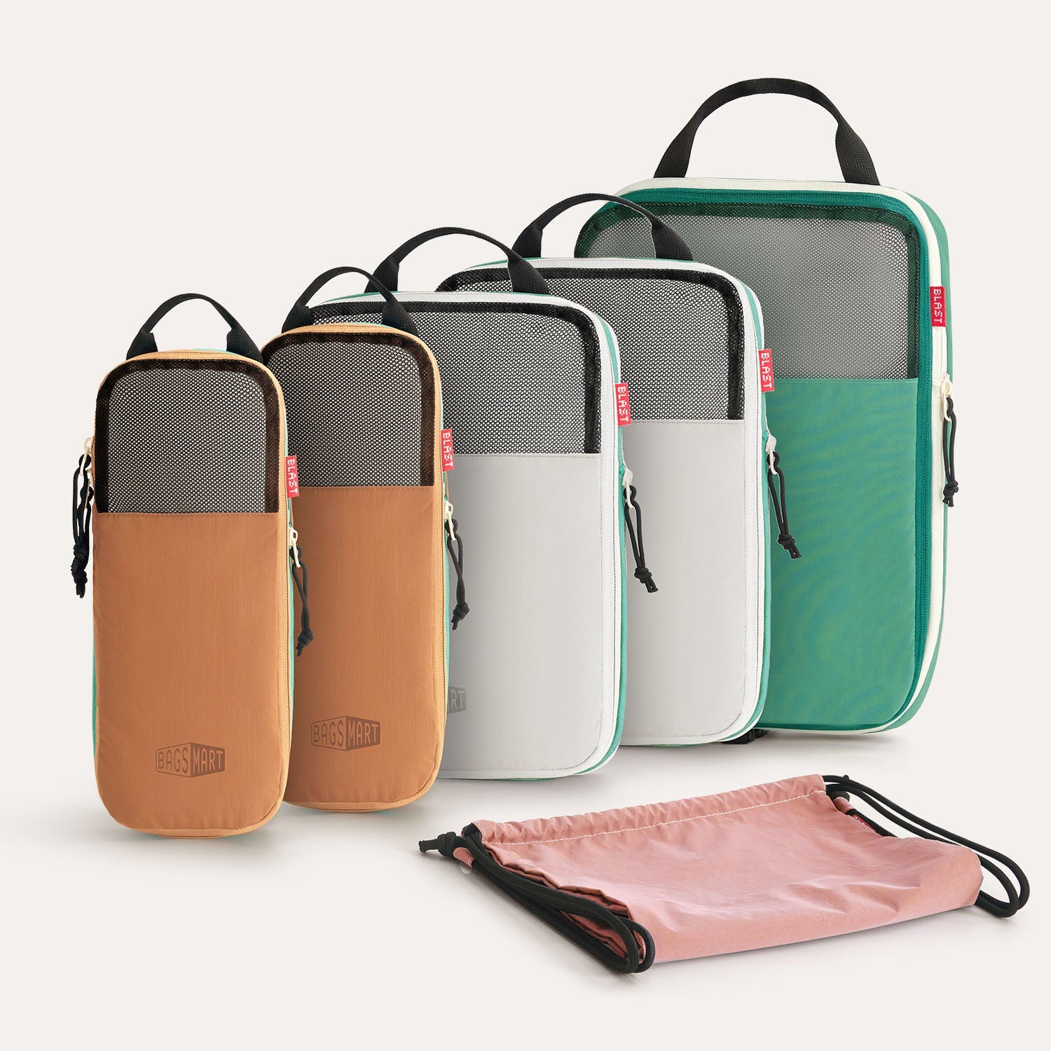 Ultimate 6-Piece Compression Travel Packing Cube Set